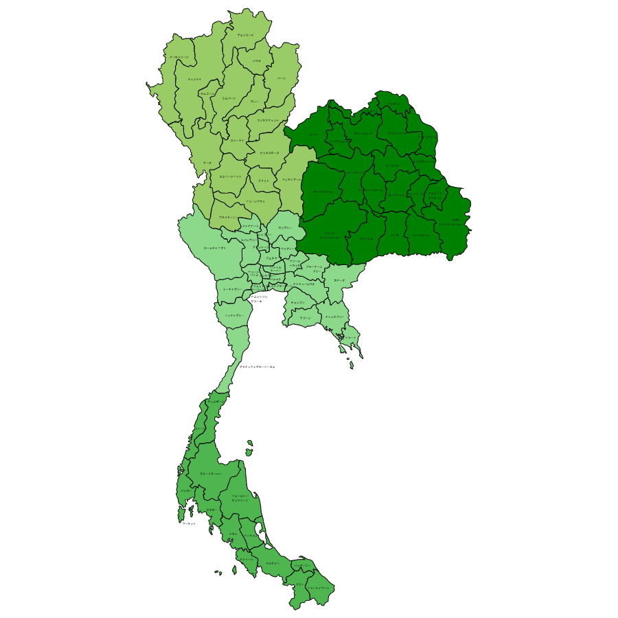 タイ郷土地図